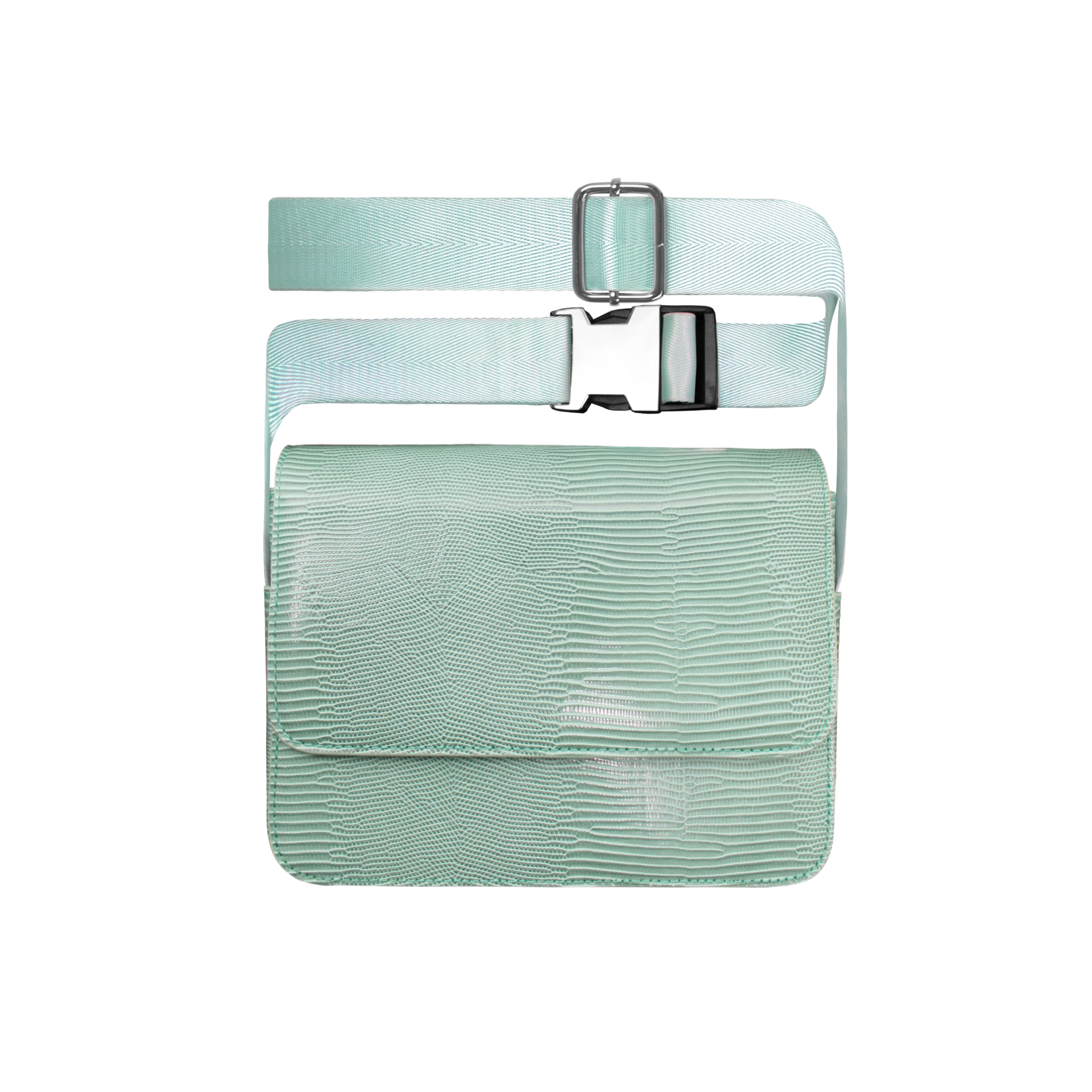 CIRCLES LIZARD BAG GREEN