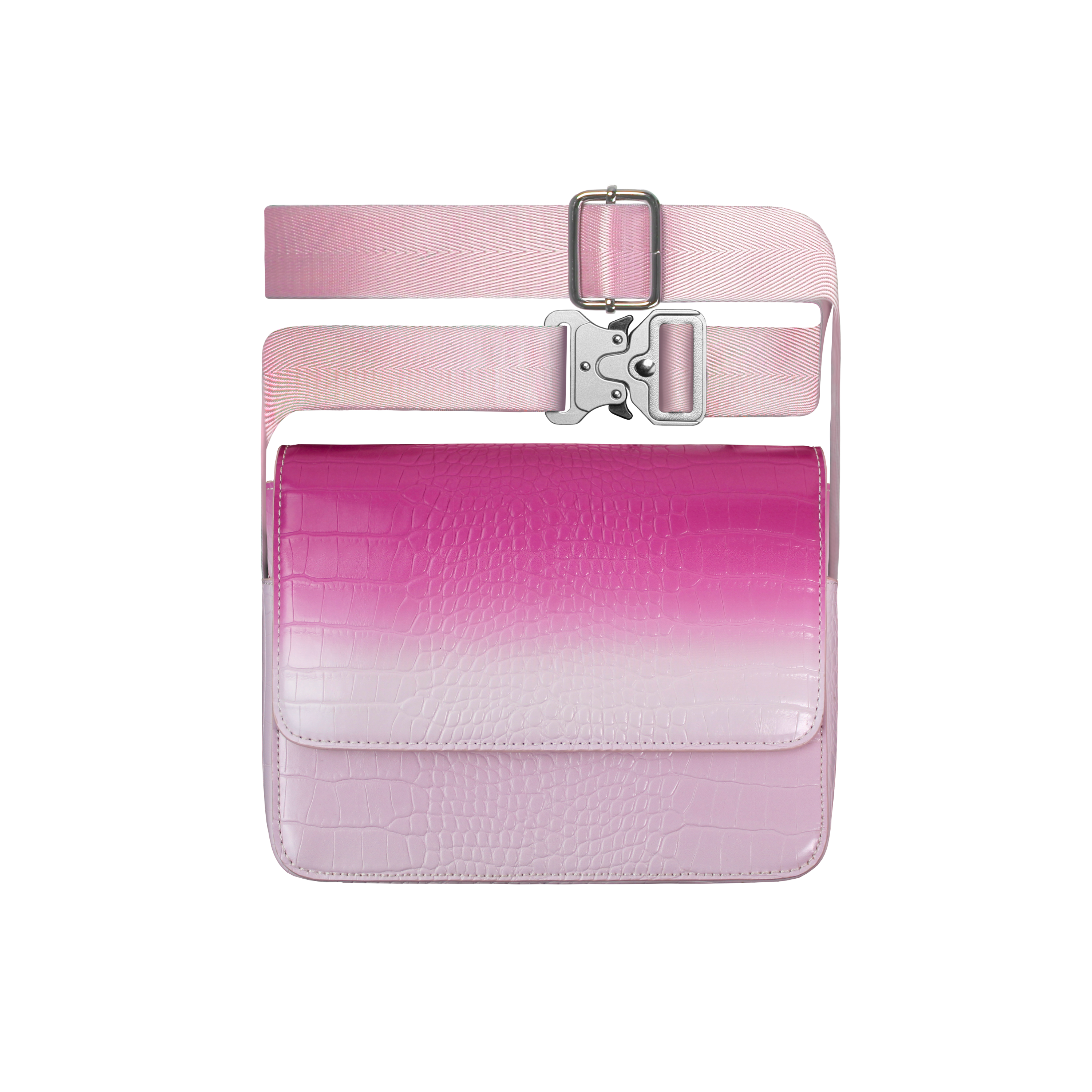 CIRCLES PYTHON BAG P!NK